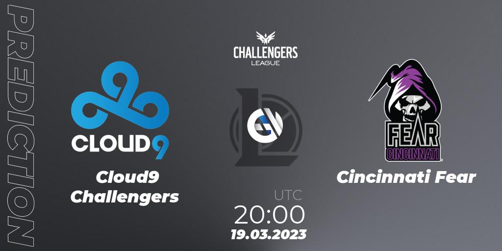 Prognoza Cloud9 Challengers - Cincinnati Fear. 19.03.23, LoL, NACL 2023 Spring - Playoffs