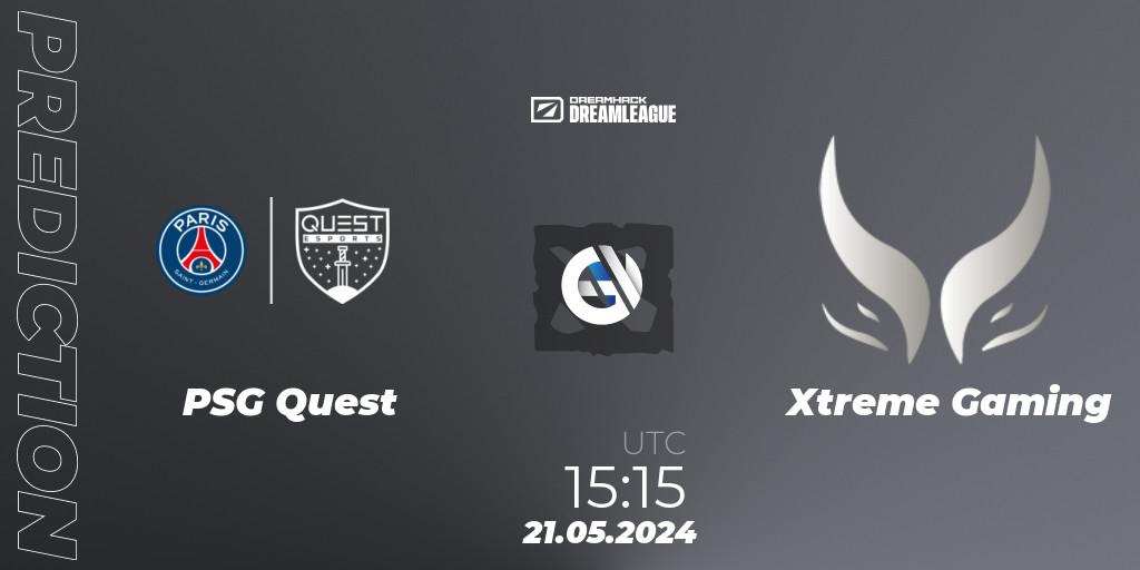 Prognoza PSG Quest - Xtreme Gaming. 21.05.2024 at 16:00, Dota 2, DreamLeague Season 23