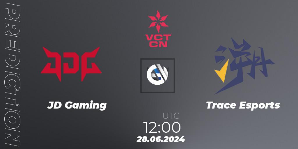 Prognoza JD Gaming - Trace Esports. 28.06.2024 at 12:00, VALORANT, VALORANT Champions Tour China 2024: Stage 2 - Group Stage