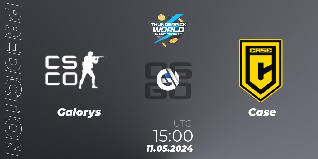 Prognoza Galorys - Case. 11.05.2024 at 15:00, Counter-Strike (CS2), Thunderpick World Championship 2024: South American Series #1