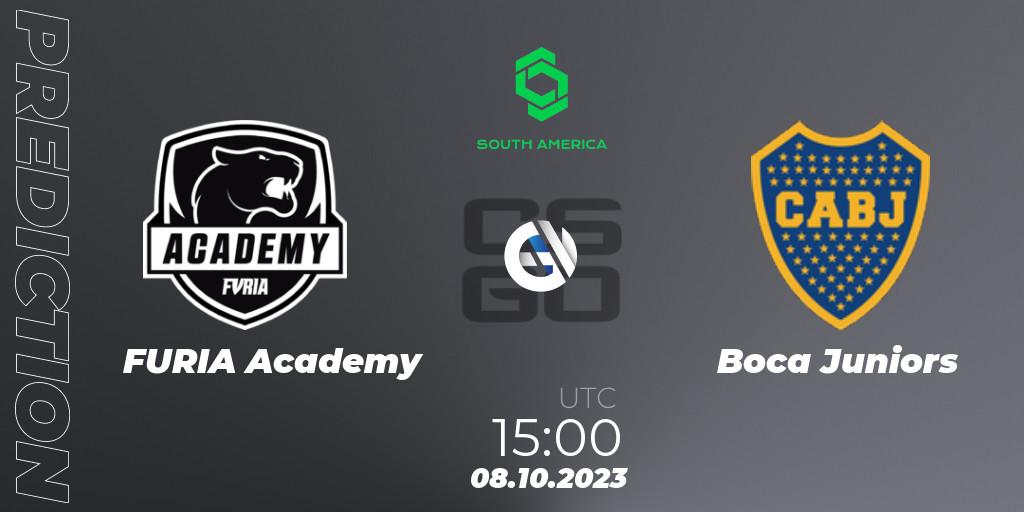 Prognoza FURIA Academy - Boca Juniors. 08.10.2023 at 15:00, Counter-Strike (CS2), CCT South America Series #12