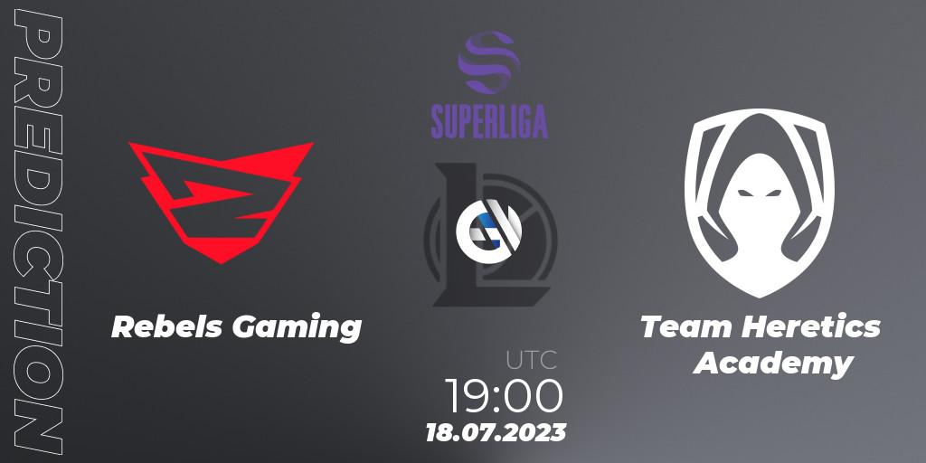Prognoza Rebels Gaming - Los Heretics. 20.06.2023 at 19:00, LoL, Superliga Summer 2023 - Group Stage