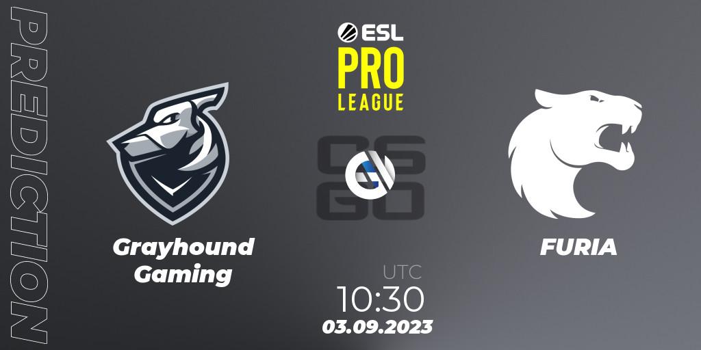 Prognoza Grayhound Gaming - FURIA. 03.09.23, CS2 (CS:GO), ESL Pro League Season 18