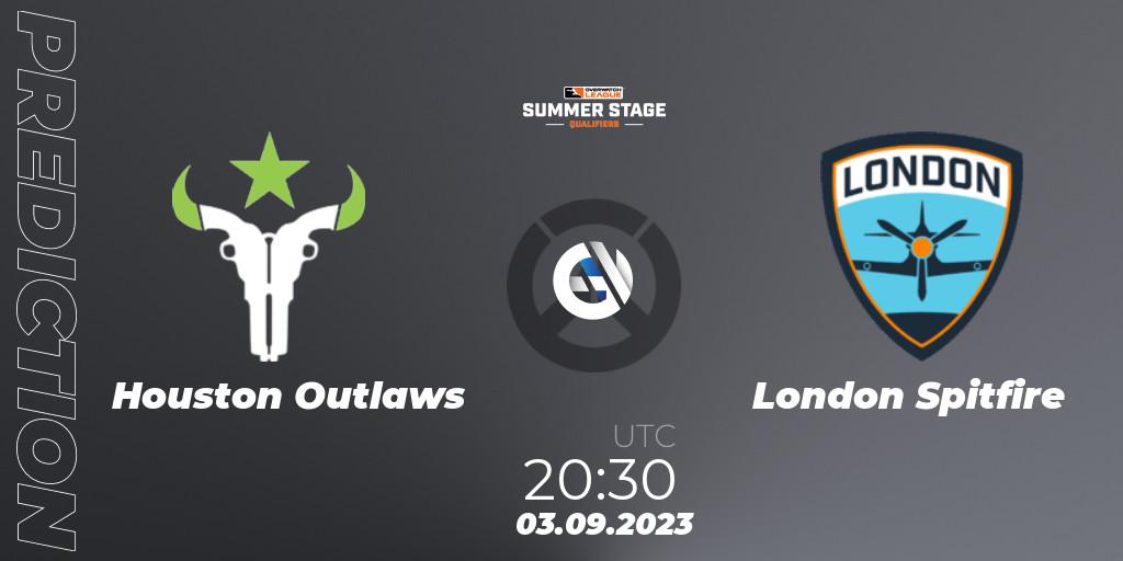 Prognoza Houston Outlaws - London Spitfire. 03.09.23, Overwatch, Overwatch League 2023 - Summer Stage Qualifiers