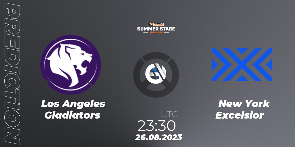 Prognoza Los Angeles Gladiators - New York Excelsior. 26.08.23, Overwatch, Overwatch League 2023 - Summer Stage Qualifiers