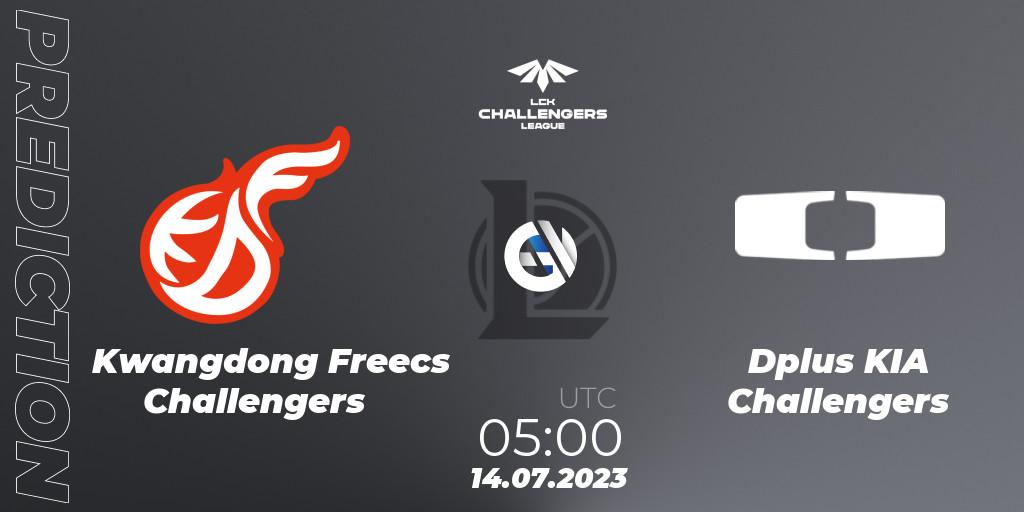 Prognoza Kwangdong Freecs Challengers - Dplus KIA Challengers. 14.07.2023 at 05:00, LoL, LCK Challengers League 2023 Summer - Group Stage