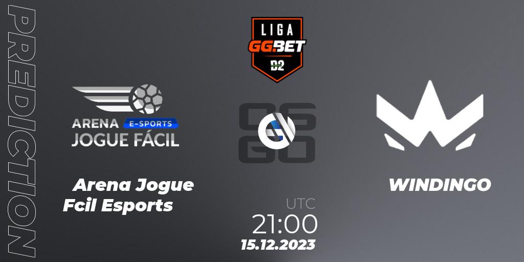 Prognoza Arena Jogue Fácil Esports - WINDINGO. 15.12.23, CS2 (CS:GO), Dust2 Brasil Liga Season 2