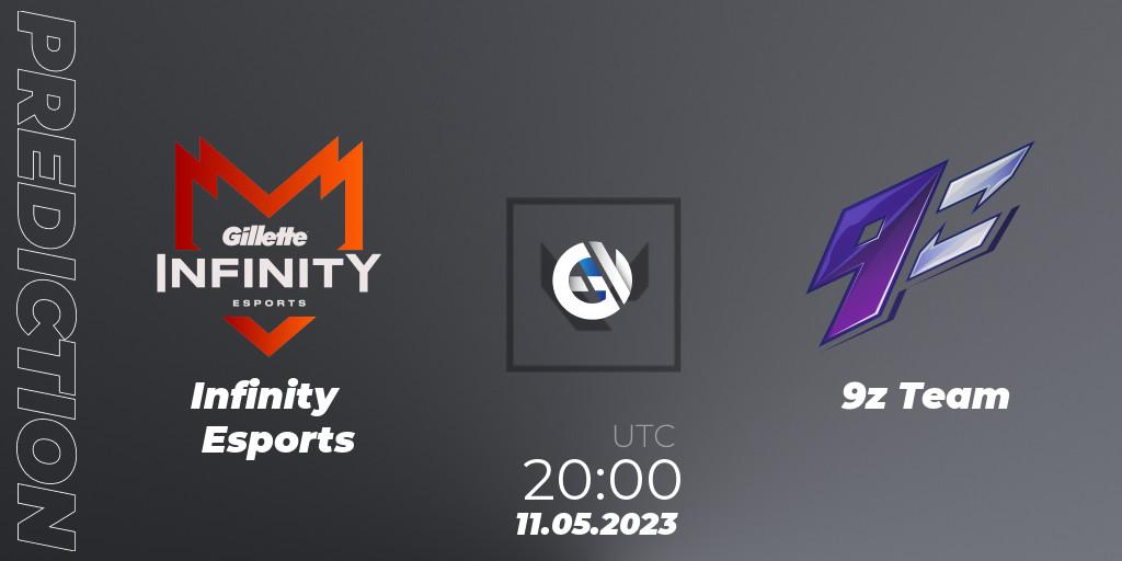 Prognoza Infinity Esports - 9z Team. 11.05.23, VALORANT, VALORANT Challengers 2023: LAS Split 2 - Regular Season