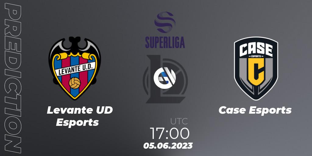 Prognoza Levante UD Esports - Case Esports. 05.06.2023 at 17:00, LoL, LVP Superliga 2nd Division 2023 Summer
