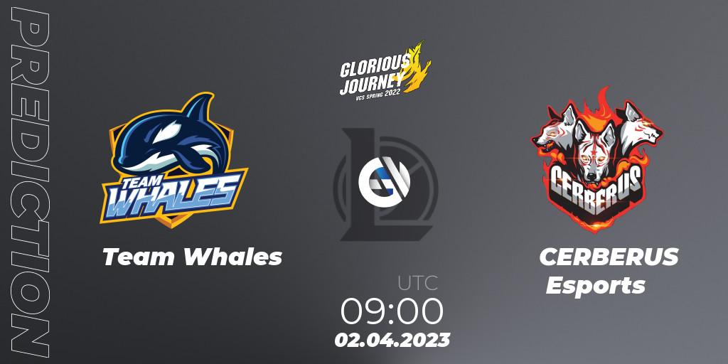 Prognoza Team Whales - CERBERUS Esports. 02.04.23, LoL, VCS Spring 2023 - Group Stage