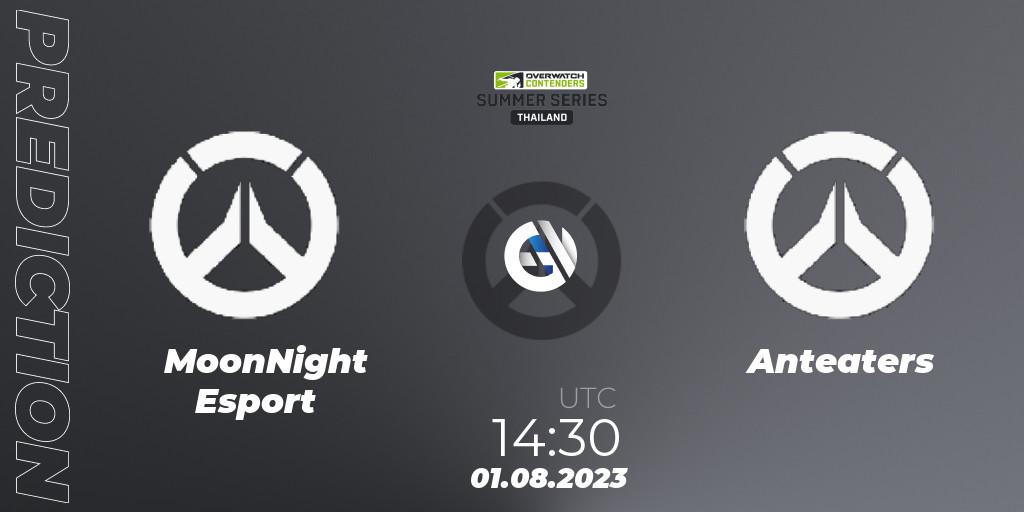 Prognoza MoonNight Esport - Anteaters. 01.08.2023 at 14:30, Overwatch, Overwatch Contenders 2023 Summer Series: Thailand