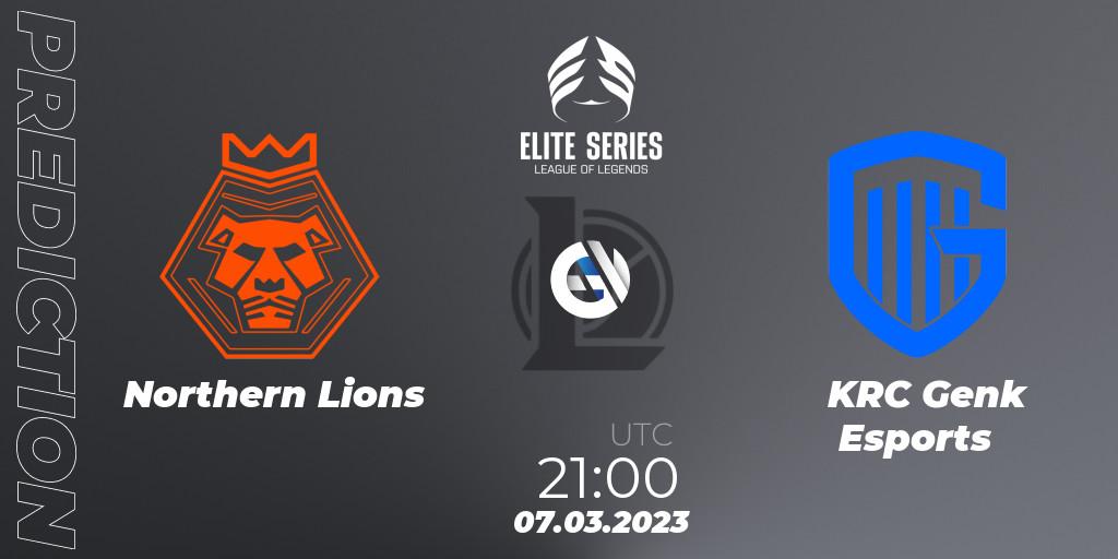 Prognoza Northern Lions - KRC Genk Esports. 07.03.2023 at 21:00, LoL, Elite Series Spring 2023 - Group Stage