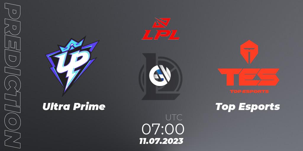 Prognoza Ultra Prime - Top Esports. 11.07.23, LoL, LPL Summer 2023 Regular Season