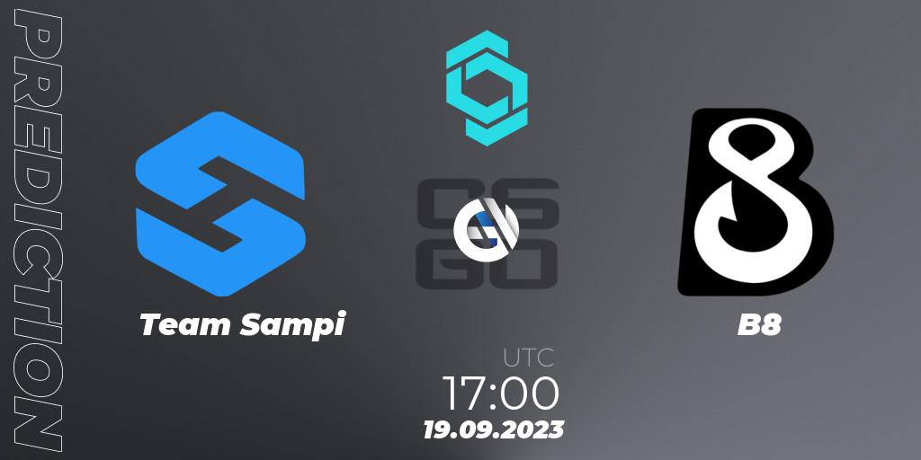 Prognoza Team Sampi - B8. 19.09.2023 at 17:00, Counter-Strike (CS2), CCT North Europe Series #8