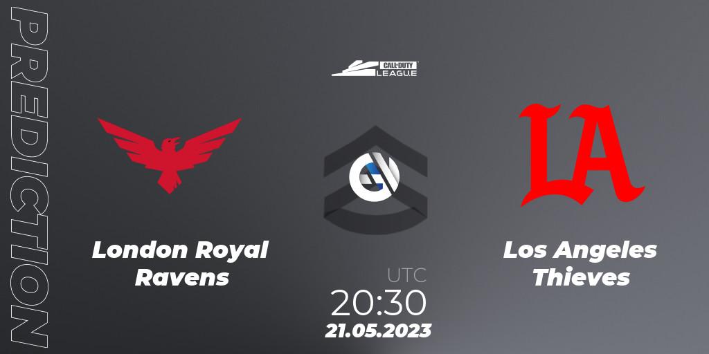 Prognoza London Royal Ravens - Los Angeles Thieves. 21.05.2023 at 20:45, Call of Duty, Call of Duty League 2023: Stage 5 Major Qualifiers