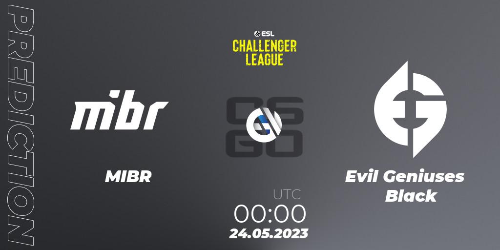 Prognoza MIBR - Evil Geniuses Black. 24.05.23, CS2 (CS:GO), ESL Challenger League Season 45: North America