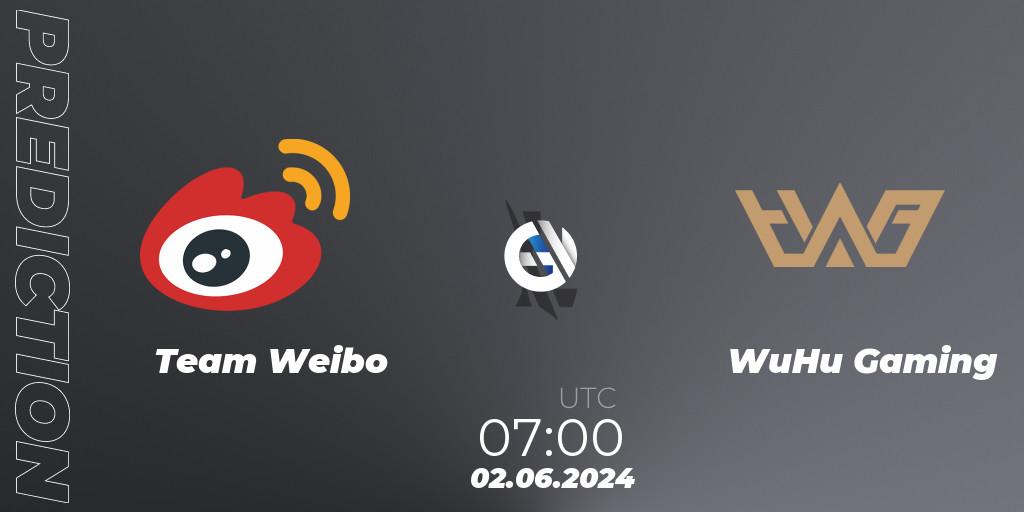 Prognoza Team Weibo - WuHu Gaming. 02.06.2024 at 07:00, Wild Rift, Wild Rift Super League Summer 2024 - 5v5 Tournament Group Stage