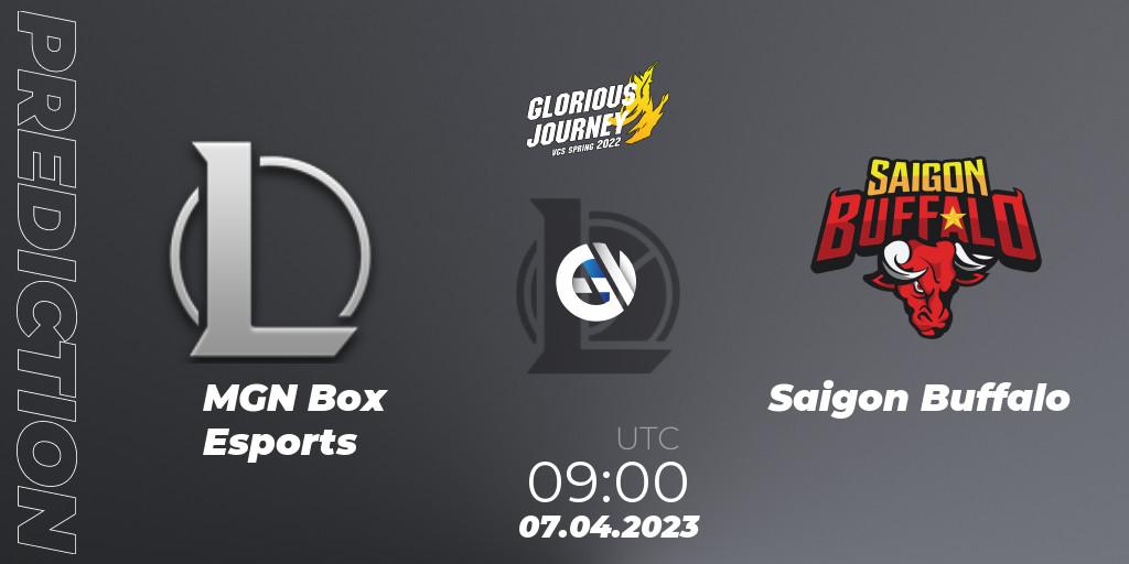 Prognoza MGN Box Esports - Saigon Buffalo. 07.04.2023 at 10:00, LoL, VCS Spring 2023 - Group Stage