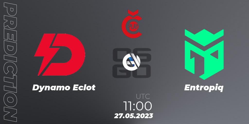 Prognoza Dynamo Eclot - Entropiq. 27.05.2023 at 11:20, Counter-Strike (CS2), Tipsport Cup Bratislava 2023
