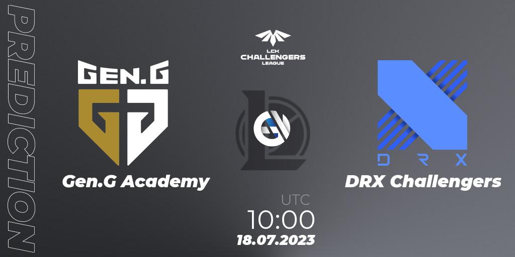 Prognoza Gen.G Academy - DRX Challengers. 18.07.23, LoL, LCK Challengers League 2023 Summer - Group Stage