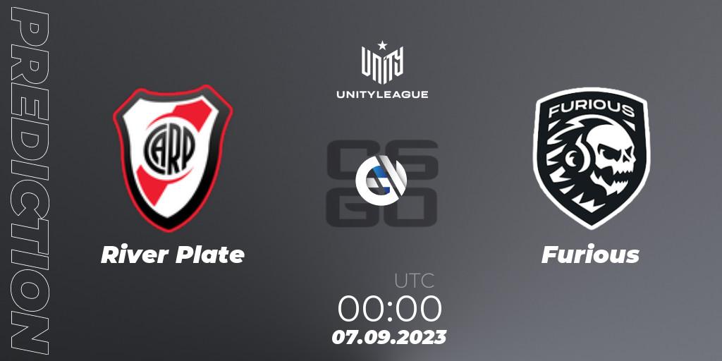 Prognoza River Plate - Furious. 07.09.2023 at 00:00, Counter-Strike (CS2), LVP Unity League Argentina 2023