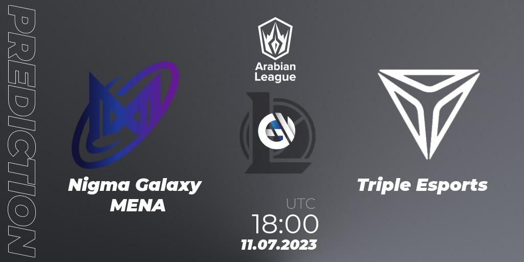 Prognoza Nigma Galaxy MENA - Triple Esports. 11.07.23, LoL, Arabian League Summer 2023 - Group Stage