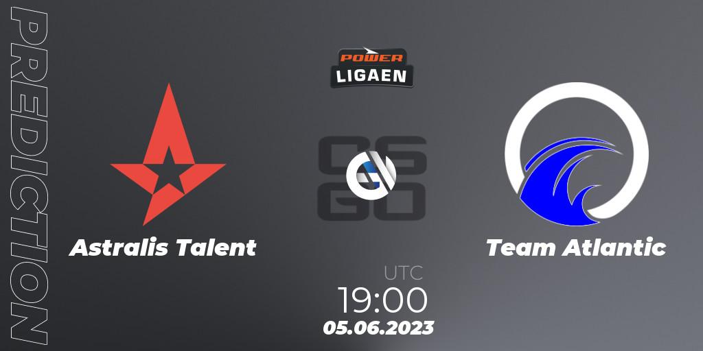 Prognoza Astralis Talent - Team Atlantic. 05.06.23, CS2 (CS:GO), Dust2.dk Ligaen Season 23