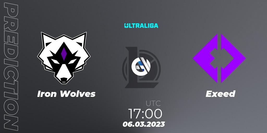 Prognoza Iron Wolves - Exeed. 06.03.2023 at 17:00, LoL, Ultraliga Season 9 - Group Stage