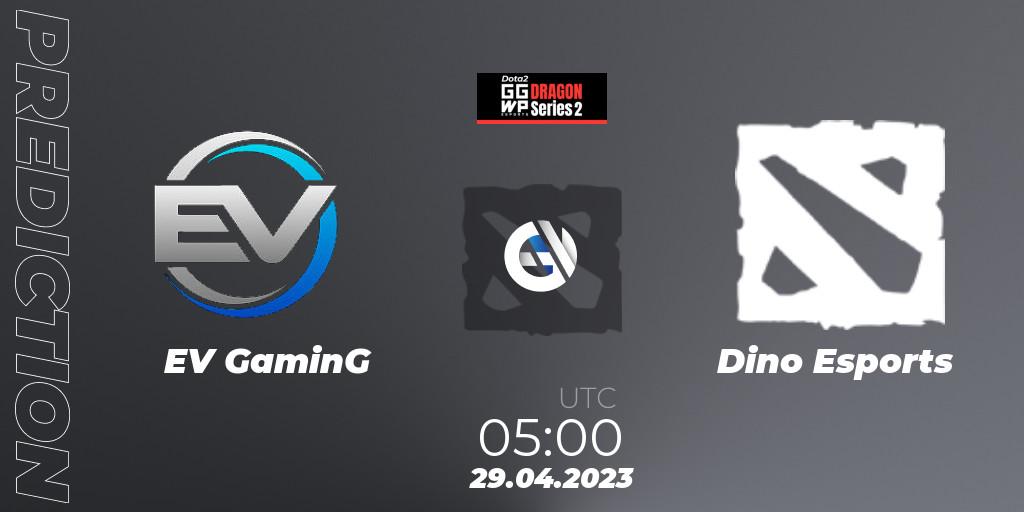 Prognoza EV GaminG - Dino Esports. 29.04.2023 at 05:02, Dota 2, GGWP Dragon Series 2