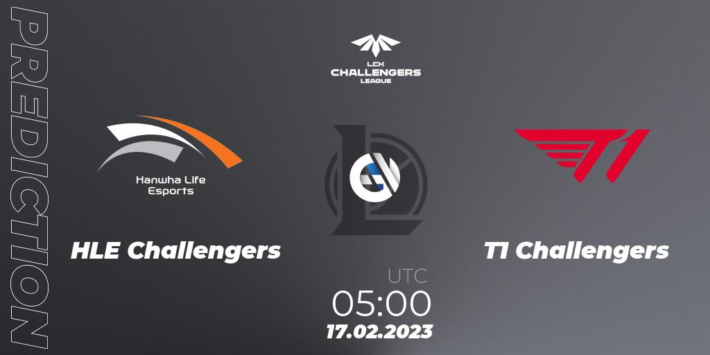 Prognoza HLE Challengers - T1 Challengers. 17.02.2023 at 05:00, LoL, LCK Challengers League 2023 Spring