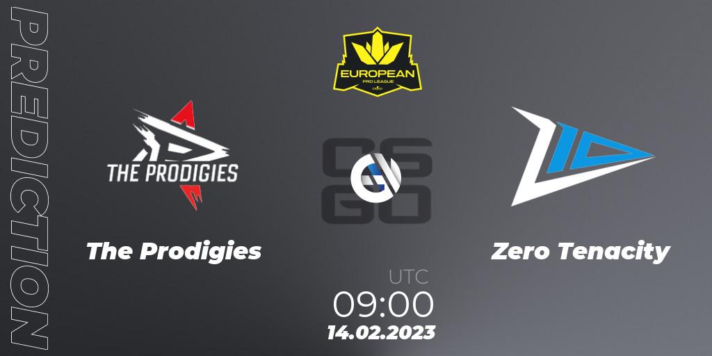 Prognoza The Prodigies - Zero Tenacity. 14.02.23, CS2 (CS:GO), European Pro League Season 6: Division 2