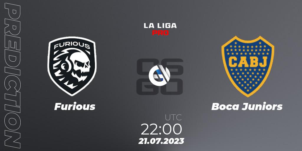Prognoza Furious - Boca Juniors. 22.07.23, CS2 (CS:GO), La Liga 2023: Pro Division