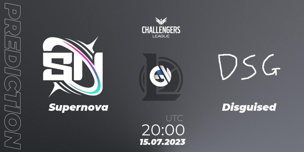 Prognoza Supernova - Disguised. 26.06.2023 at 20:00, LoL, North American Challengers League 2023 Summer - Group Stage