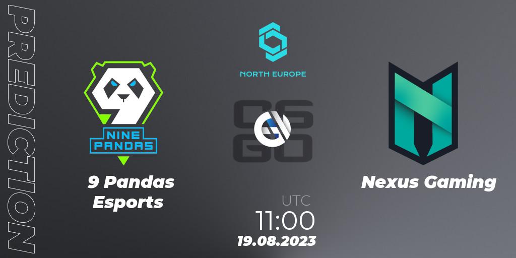 Prognoza 9 Pandas Esports - Nexus Gaming. 19.08.23, CS2 (CS:GO), CCT North Europe Series #7