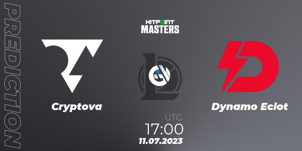 Prognoza Cryptova - Dynamo Eclot. 11.07.2023 at 17:15, LoL, Hitpoint Masters Summer 2023 - Group Stage