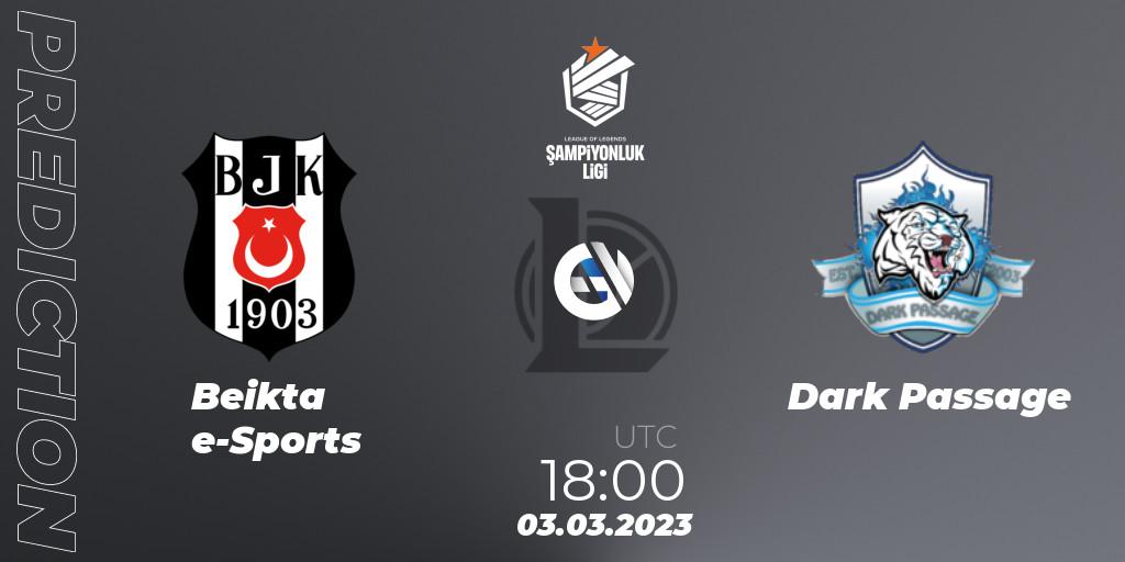 Prognoza Beşiktaş e-Sports - Dark Passage. 03.03.2023 at 18:00, LoL, TCL Winter 2023 - Group Stage