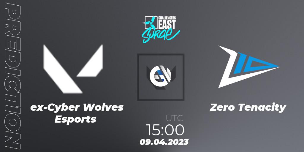Prognoza ex-Cyber Wolves Esports - Zero Tenacity. 09.04.2023 at 15:00, VALORANT, VALORANT Challengers East: Surge - Split 2 - Regular Season