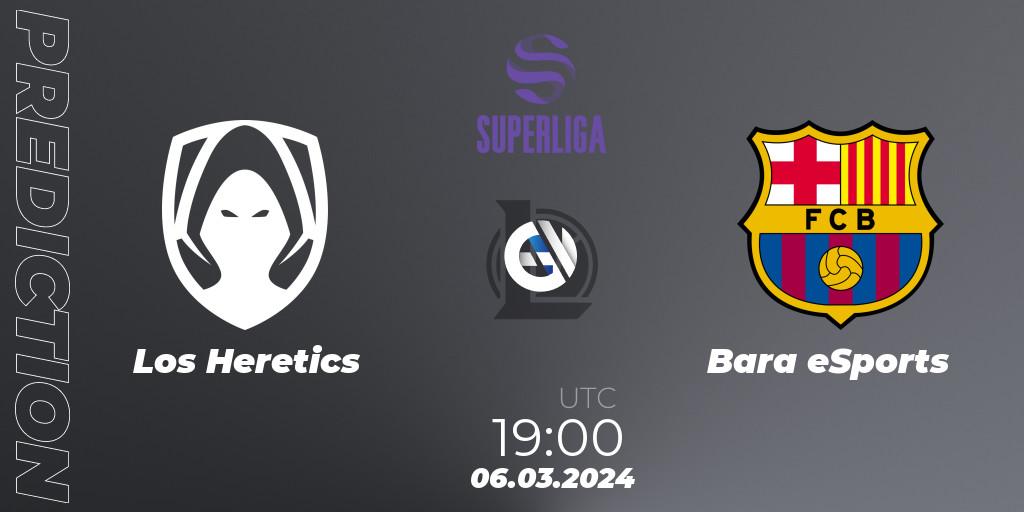Prognoza Los Heretics - Barça eSports. 06.03.2024 at 19:00, LoL, Superliga Spring 2024 - Group Stage