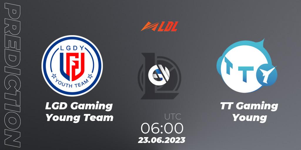 Prognoza LGD Gaming Young Team - TT Gaming Young. 23.06.2023 at 06:00, LoL, LDL 2023 - Regular Season - Stage 3