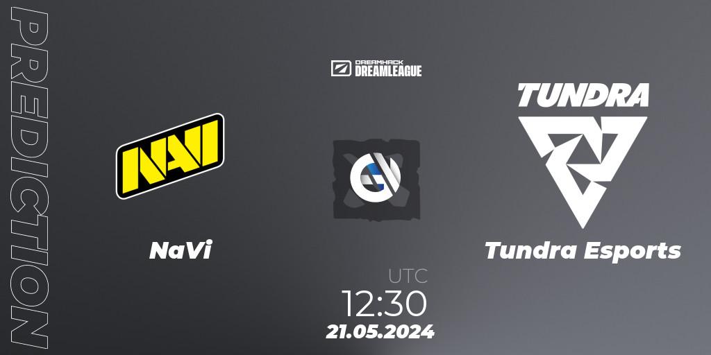 Prognoza NaVi - Tundra Esports. 21.05.2024 at 12:40, Dota 2, DreamLeague Season 23