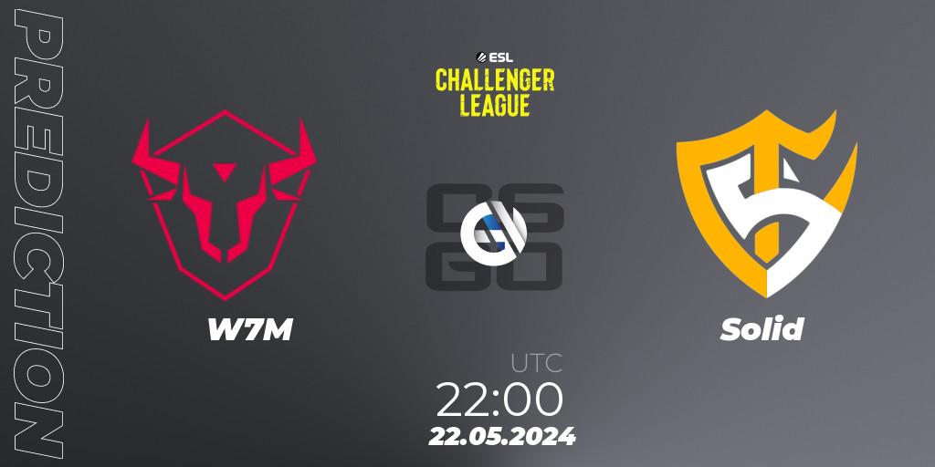Prognoza W7M - Solid. 22.05.2024 at 22:00, Counter-Strike (CS2), ESL Challenger League Season 47: South America