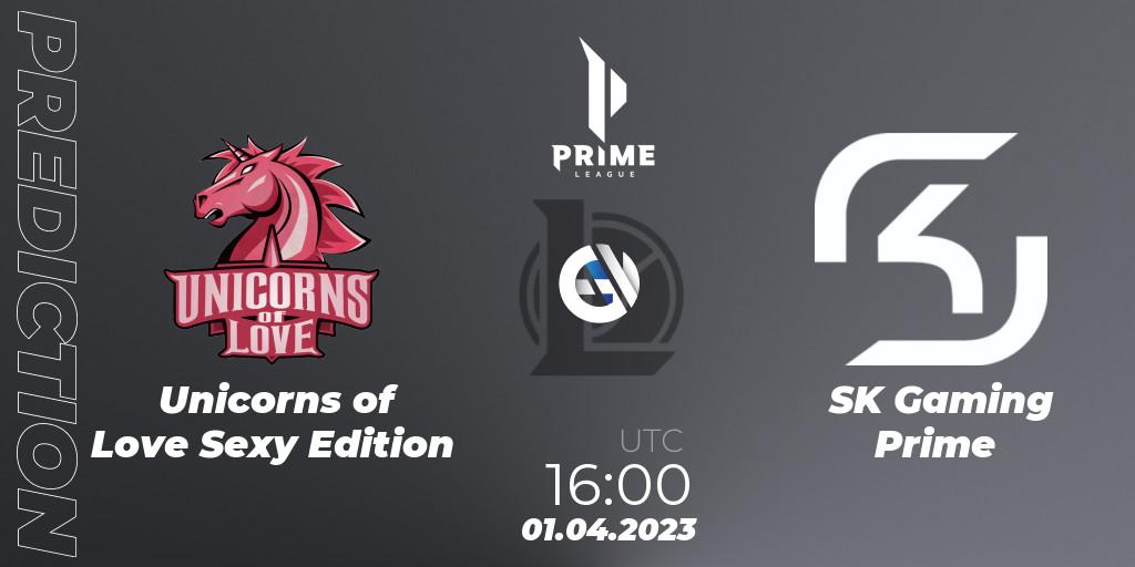 Prognoza Unicorns of Love Sexy Edition - SK Gaming Prime. 01.04.23, LoL, Prime League Spring 2023 - Playoffs