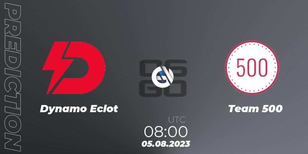 Prognoza Dynamo Eclot - Team 500. 05.08.2023 at 08:00, Counter-Strike (CS2), European Pro League Season 10: Division 2