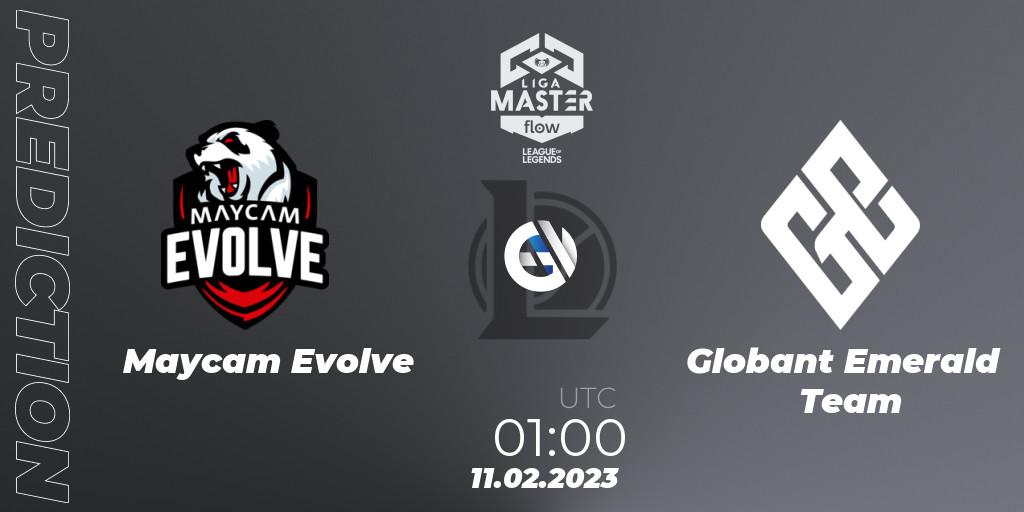 Prognoza Maycam Evolve - Globant Emerald Team. 11.02.2023 at 01:15, LoL, Liga Master Opening 2023 - Group Stage