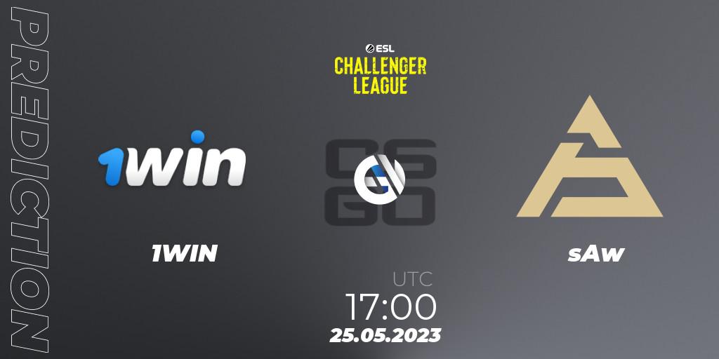 Prognoza 1WIN - sAw. 25.05.2023 at 17:00, Counter-Strike (CS2), ESL Challenger League Season 45: Europe