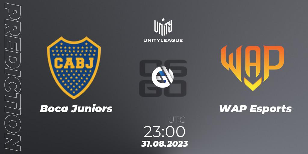 Prognoza Boca Juniors - WAP Esports. 31.08.2023 at 23:00, Counter-Strike (CS2), LVP Unity League Argentina 2023