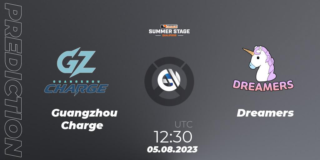 Prognoza Guangzhou Charge - Dreamers. 05.08.23, Overwatch, Overwatch League 2023 - Summer Stage Qualifiers