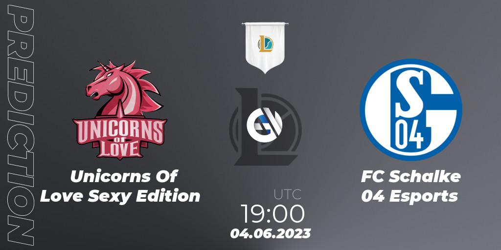 Prognoza Unicorns Of Love Sexy Edition - FC Schalke 04 Esports. 04.06.23, LoL, Prime League Summer 2023 - Group Stage