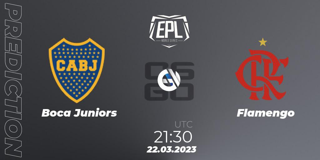 Prognoza Boca Juniors - Flamengo. 23.03.23, CS2 (CS:GO), EPL World Series: Americas Season 3