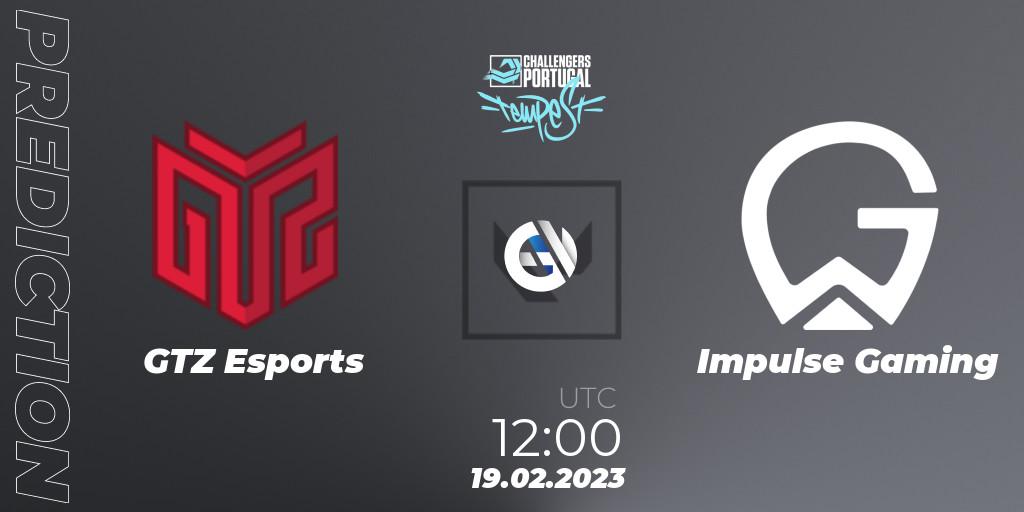 Prognoza GTZ Esports - Impulse Gaming. 19.02.2023 at 12:00, VALORANT, VALORANT Challengers 2023 Portugal: Tempest Split 1